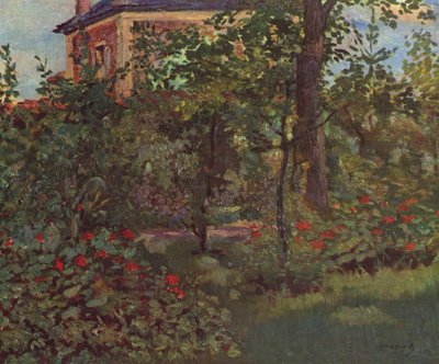 Eine Ecke im Garten von Bellevue von Édouard Manet